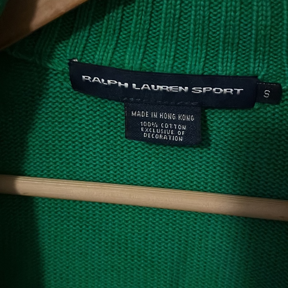 Ralph Lauren sport zip up sweater with pockets! - Picture 3 of 11